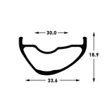 Stan's Flow MK4 Felge – 29'' – 32 Loch – Schwarzgrau