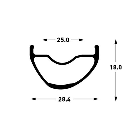 Stan's Crest MK4 Felge – 27,5'' – 32 Loch – Schwarzgrau