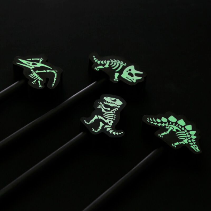 Im Dunkeln leuchtendes Dinosaurierskelett – Radierstift