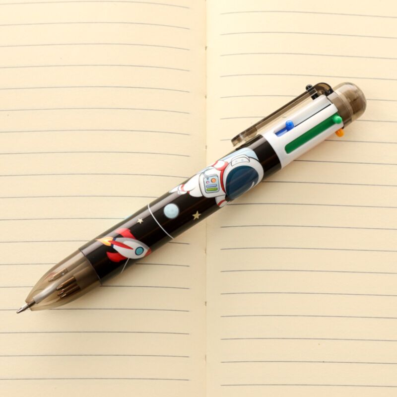 Mehrfarbiger Stift „Hello Space“ (6 Farben)