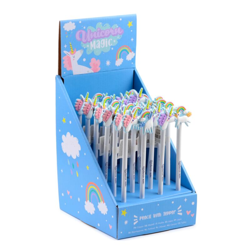 Einhornmagie – Bleistift mit PVC-Oberseite