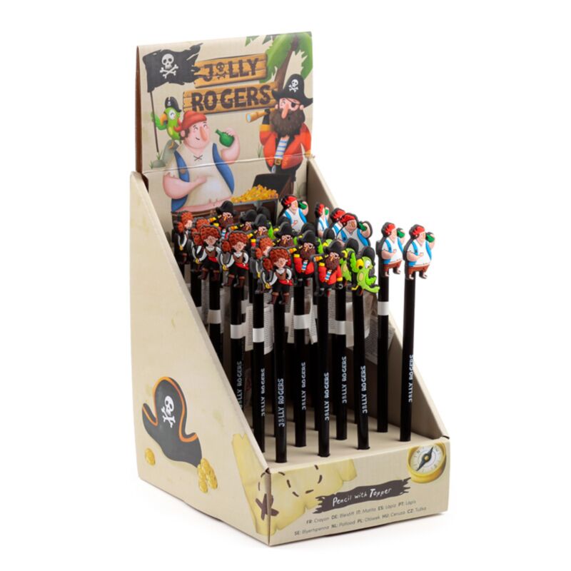 Jolly Rogers Pirates – Bleistift mit PVC-Oberseite