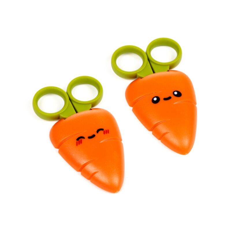 Foodiemals Cecil de Carrot Kinderschere im Halter