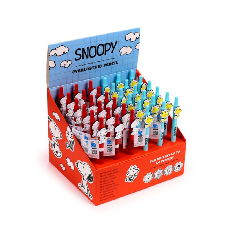 Union Peanuts Snoopy Woodstock Infinity Bleistift