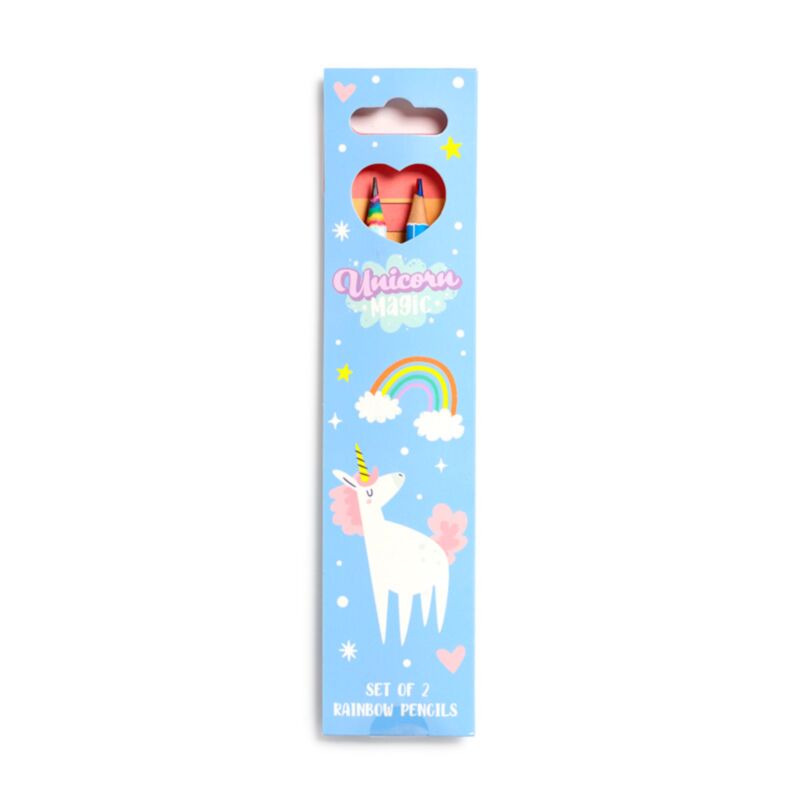 Einhorn-Zauberset mit 2 Regenbogenstiften