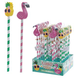 Flamingo und Ananas - Radierstift