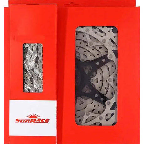 Spanninga Sunrace Combipack CSRS0 10V HG 11-28T mit Kette CN10A