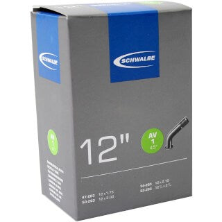 Schwalbe Innenrohr AV1 12 Zoll 147 62-203 VALIEL SCHLANDEN 45 ° Grad