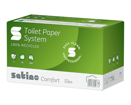Satino Toilettenpapier jt3 Systemrolle 3-lagig (24x70m)