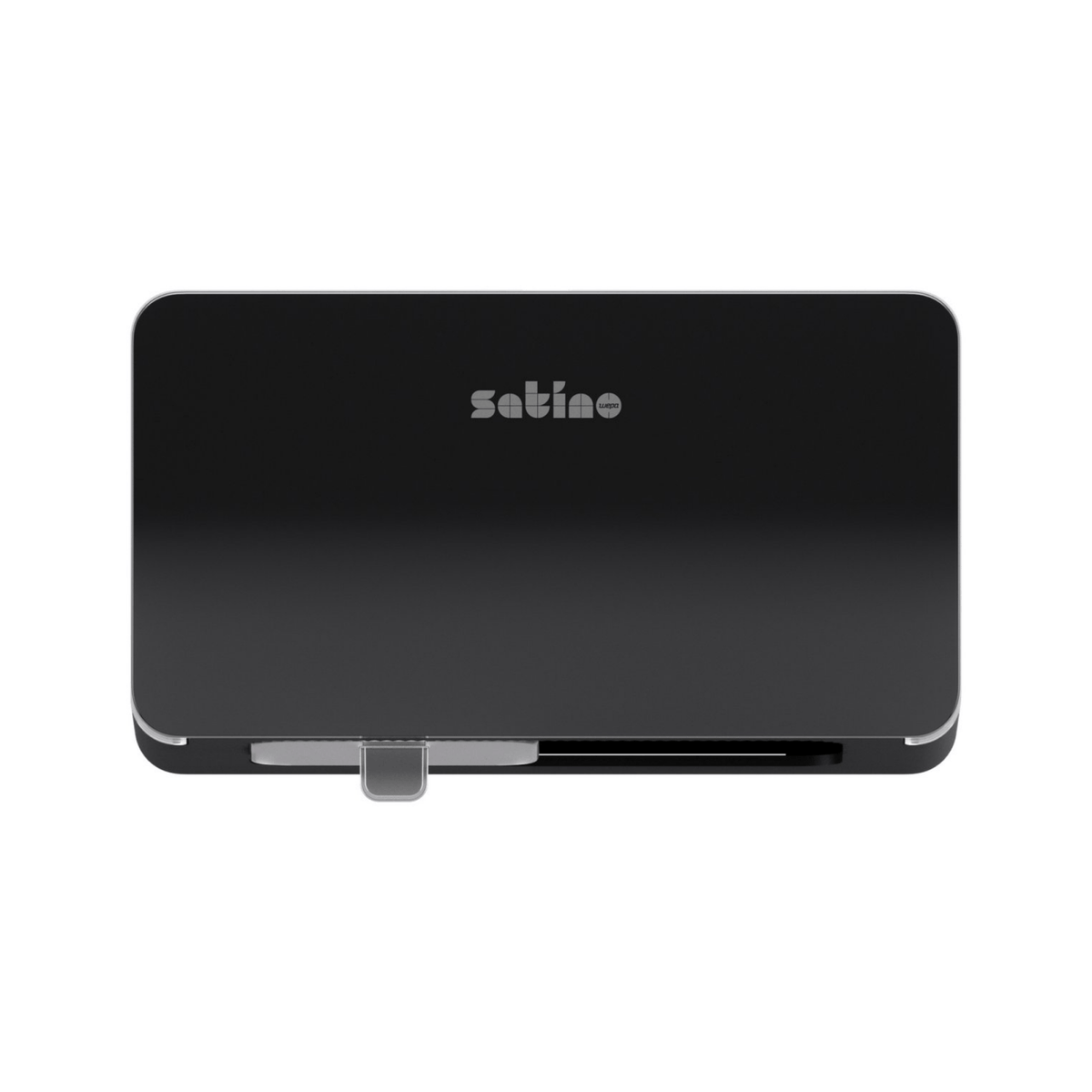 Satino Toilettenpapierspender horizontal schwarz (1 Stück)