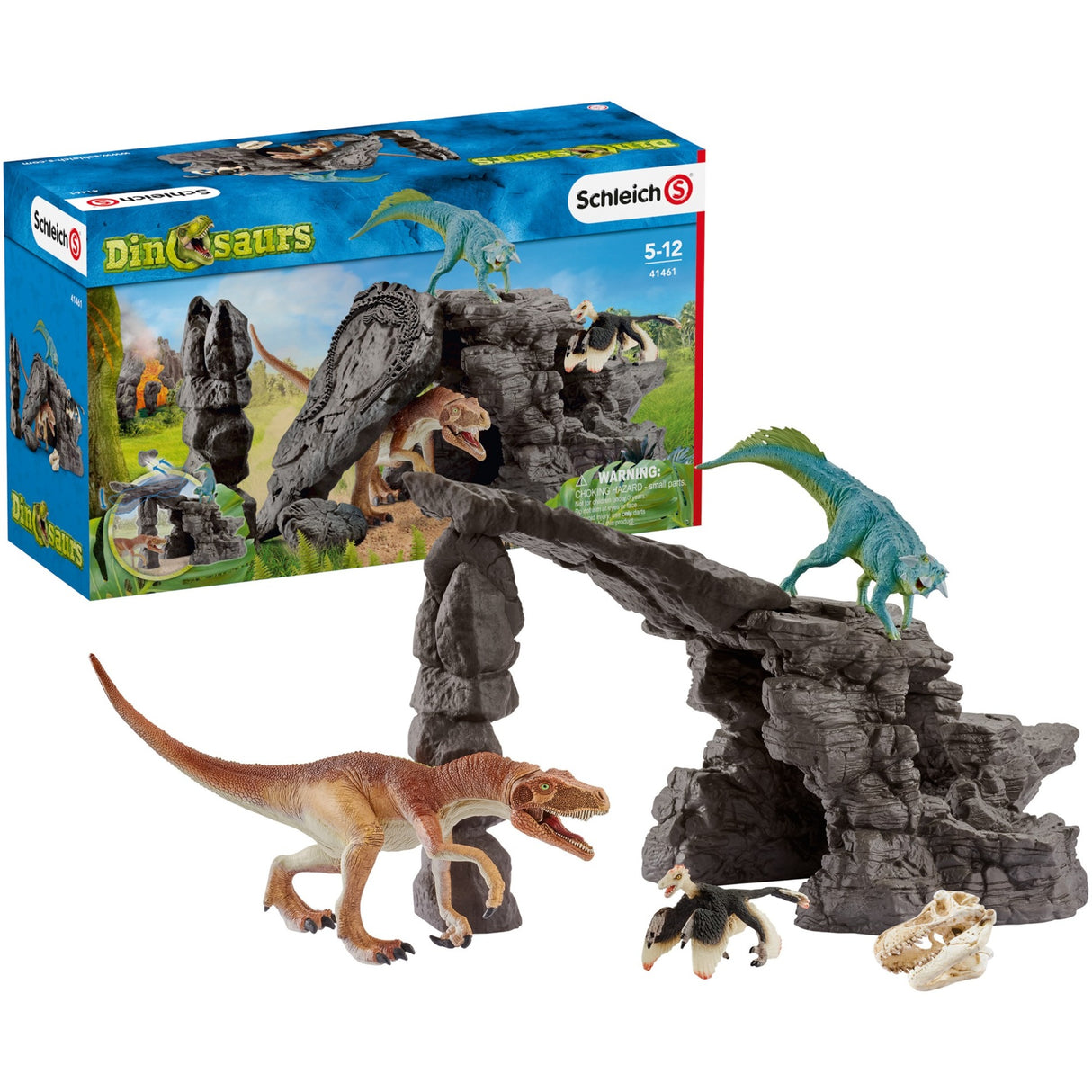 Schlich Dinosaurier spielt mit Höhle 41461