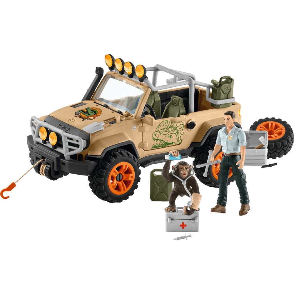 Schleich Wild Life SUV 4x4 mit LIER 42410