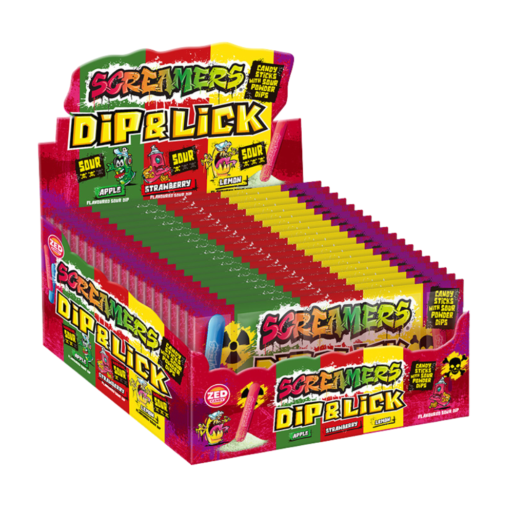 Zed Candy Screamers Dip Lick (24 x 40 Gramm)