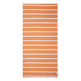 Seestern | Orangefarbenes Mikrofaserhandtuch 180 x 90 cm