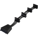 Silverstone-Adapter 15-polige SATA> 4x 15-polige SATA