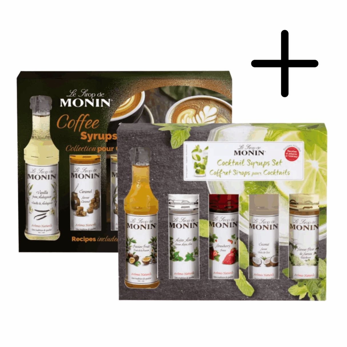 Monin Sirup-Cocktail-Set + Geschenkset 5 x 5cl
