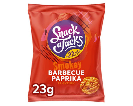 Snack a jacks barbecue paprika (8x 23gr)