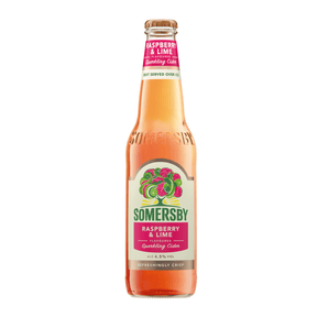 Somersby Himbeer-Limetten-Apfelweinflasche (24x 33cl)