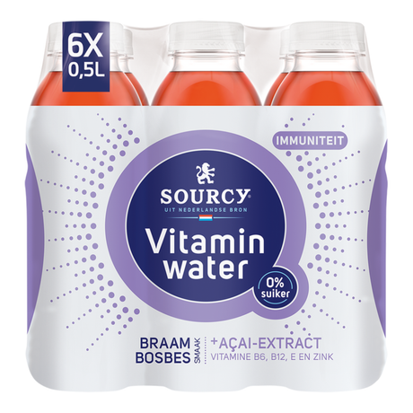 Sourcy Vitaminwater Blackberry Acai Pet (6x 50cl)