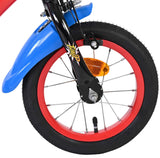 Spiderman Spider-Man Kinderfahrrad – Jungen – 12 Zoll – Blau Rot – Zwei Handbremsen