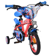 Spiderman Spider-Man Kinderfahrrad – Jungen – 12 Zoll – Blau Rot – Zwei Handbremsen