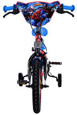Spiderman Ultimate Spider - Man Kinderbike - Jungen - 14 Zoll - Blaurot - Zwei Handbremsen