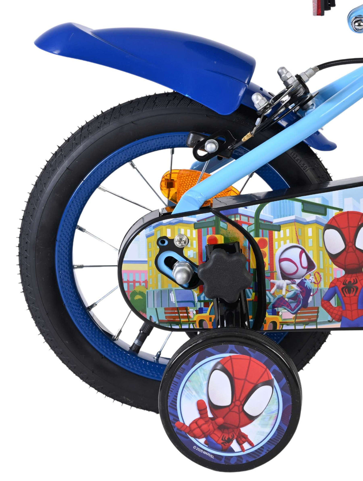 Spidey und seine tollen Freunde Spidey Kinderfahrrad – Jungen – 12 Zoll – blau – zwei Handbremsen