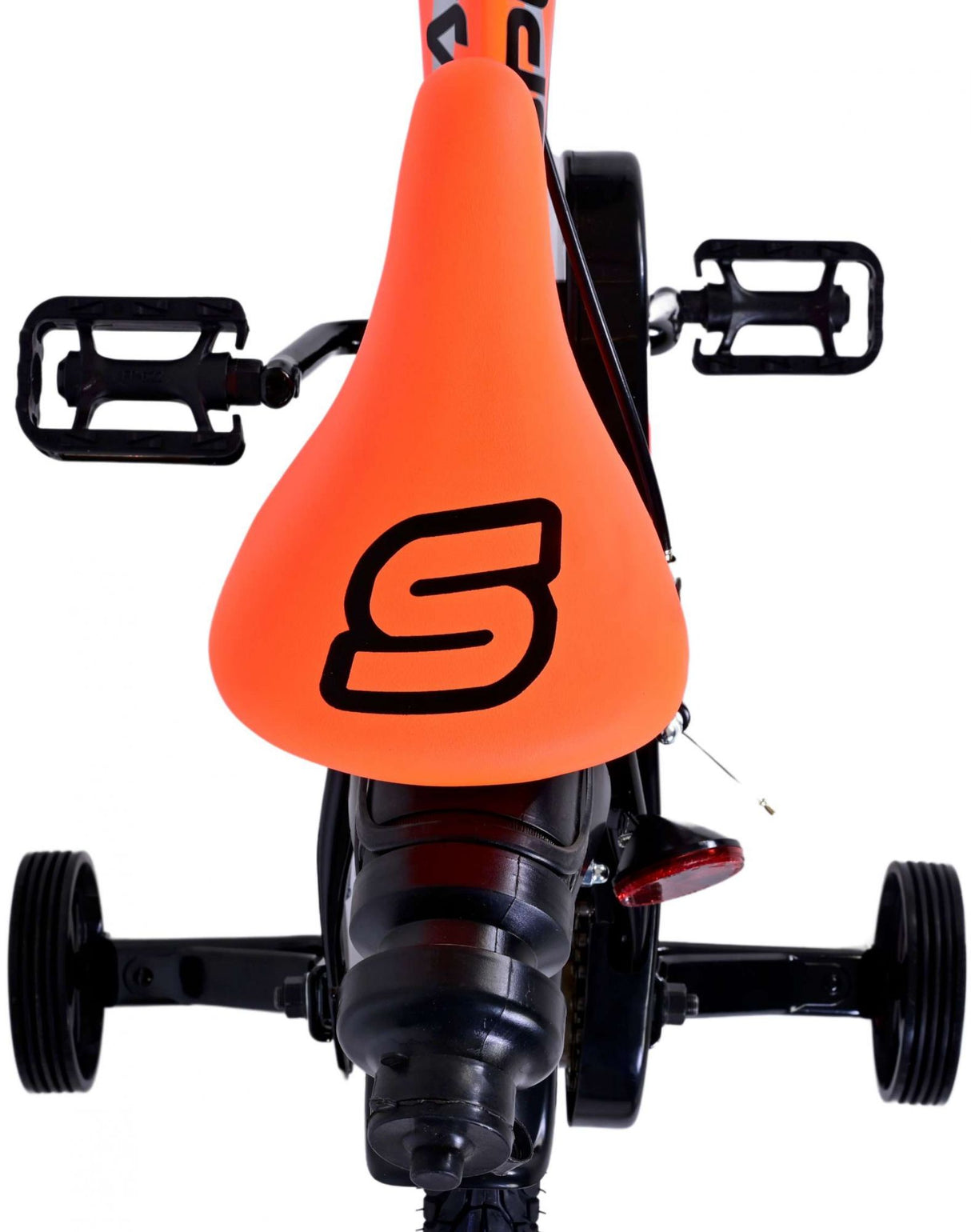 Volare Sportivo Children's Bike Boys 14 inch Neon Oranje Black Two Hand brakes