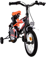 Volare Sportivo Children's Bike Boys 14 inch Neon Oranje Black Two Hand brakes