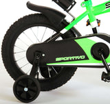 Volare Sportivo Child's Bike Boys 14 pouces néon vert noir 95% assemblé