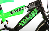 Volare Sportivo Child's Bike Boys 14 pouces néon vert noir 95% assemblé