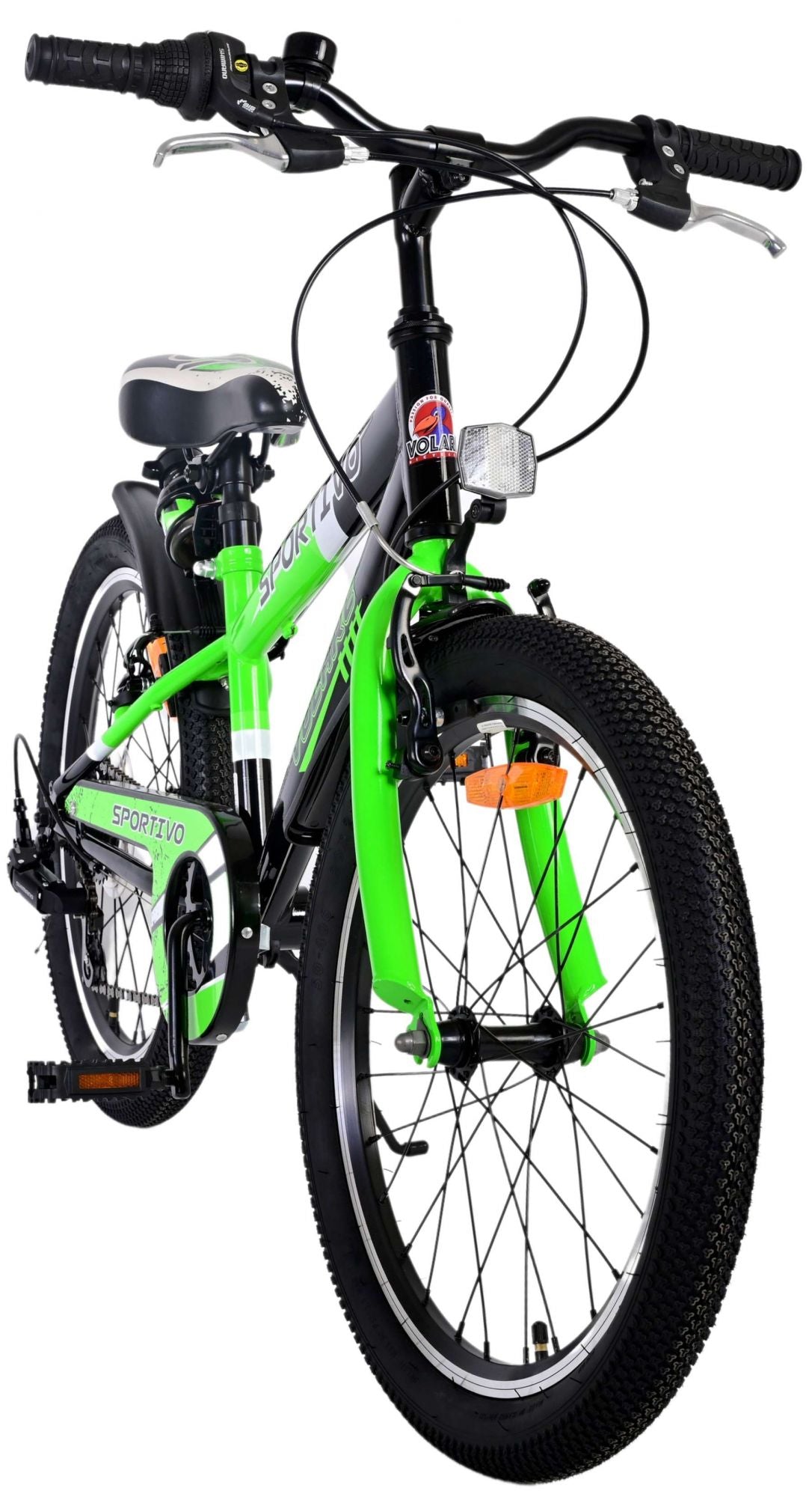 Volare Sportivo Bike para bicicletas para niños de 20 pulgadas Green 7 engranajes