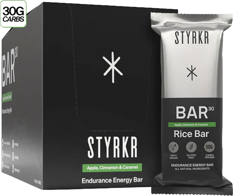 Styrkr bar30 energy bar 43g box of 12 | dark chocolate chip