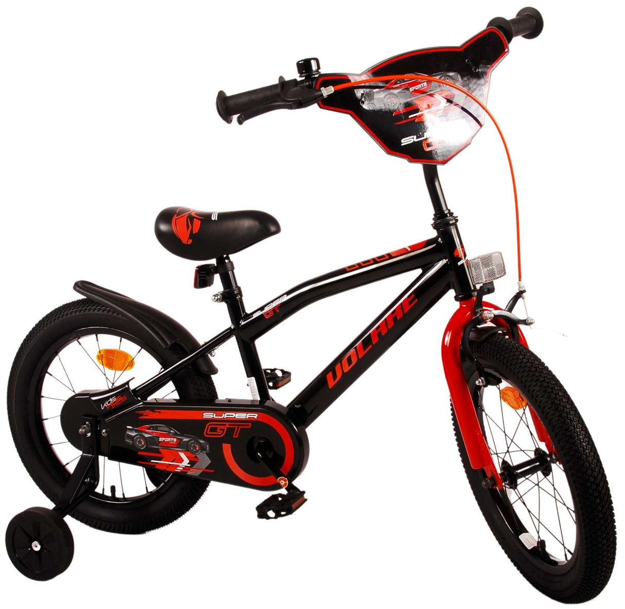 Volare Super GT Kinderfiets Jongens 16 inch Rood