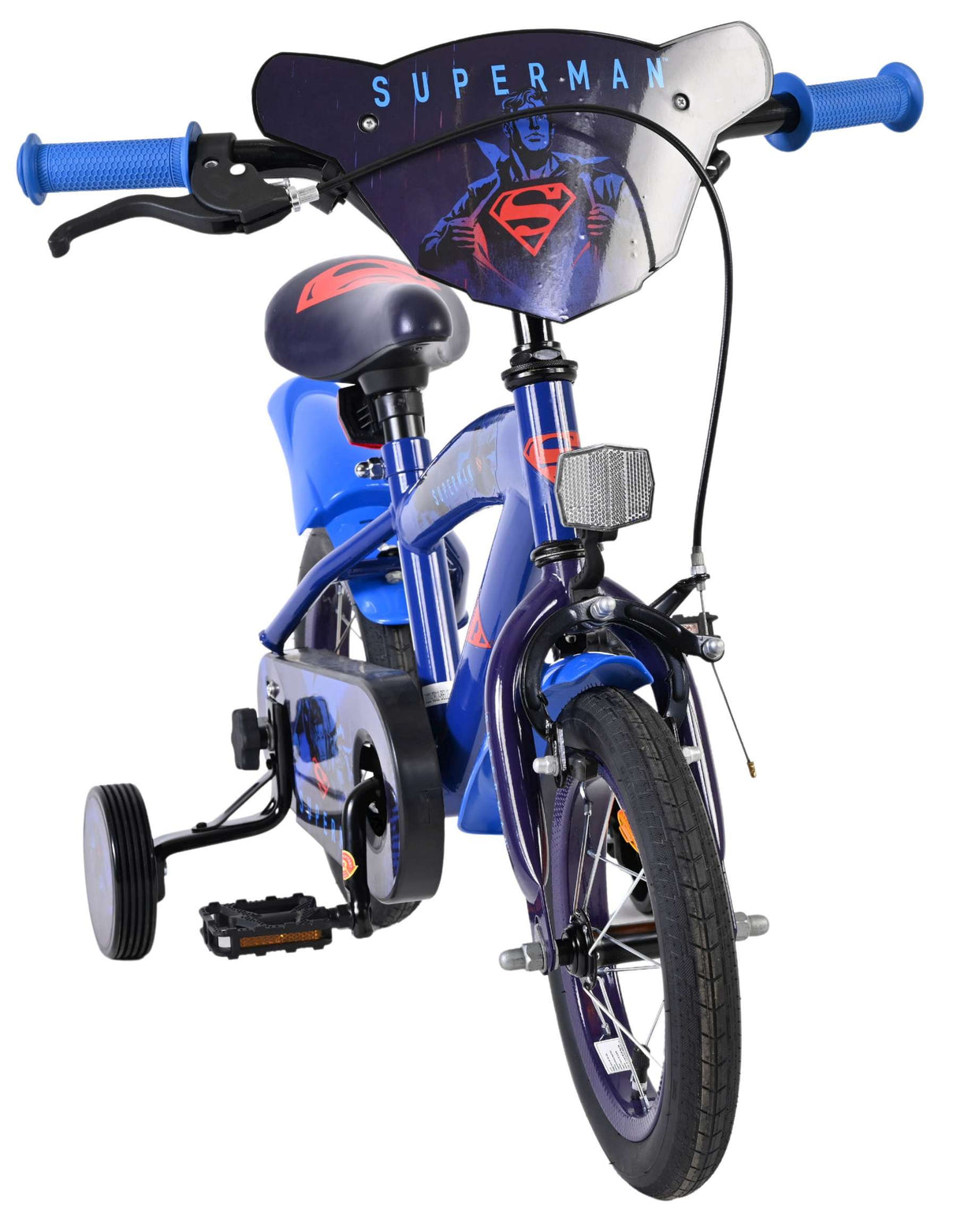 Superman Kinderfahrrad - Jungen - 12 Zoll - Blau