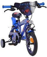 Superman Kinderfahrrad – Jungen – 12 Zoll – Blau – zwei Handbremsen