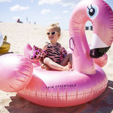 Traumlandschaft | Roségoldener aufblasbarer Flamingo XXL