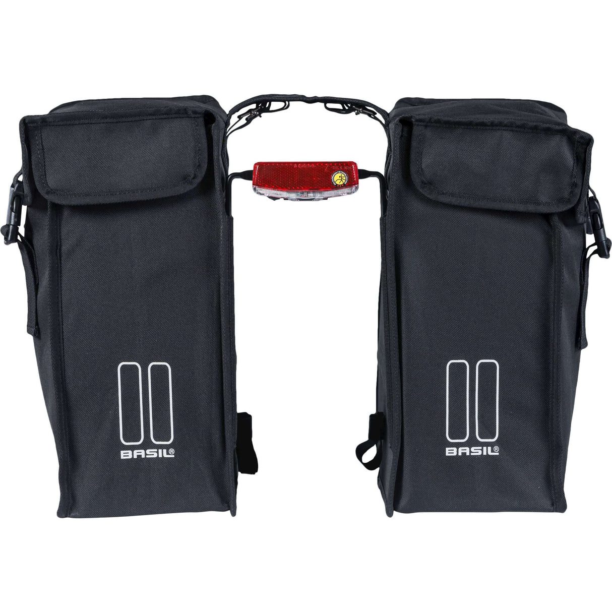 Basil mara xxl Doppelfahrradbeutel - 47L - Ladies Herens - City City - Schwarz