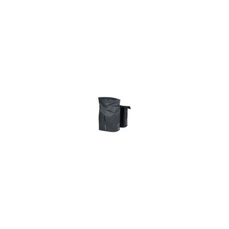 Basilikum -Stadt -Doppelfahrradbeutel - Wasser -Repellent Polyester - Schwarz - Universal Bridge System - 28-32L