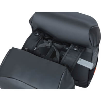 Basil miles tarpaulin mik double sac à vélo, noir, imperméable, 34 litres