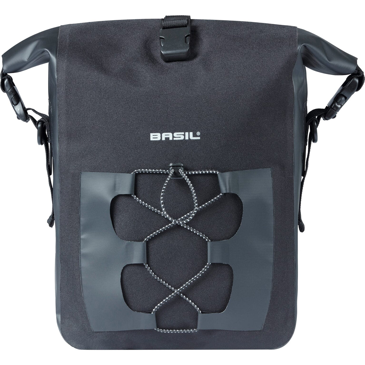 Basil Navigator M Waterproof bicycle bag Black