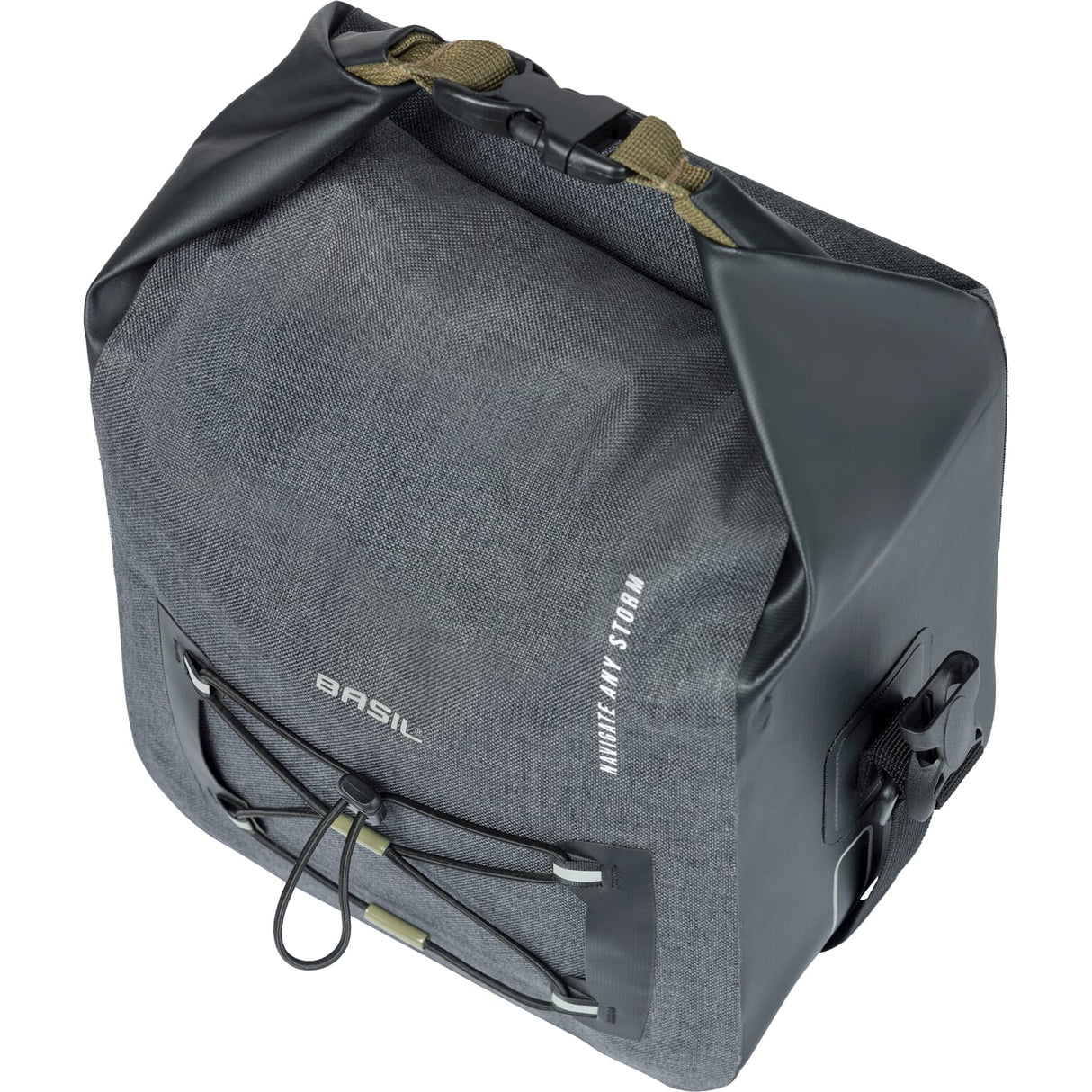 Basil Navigator Storm Gopybar Sac Sac à vélo sportif, étanche, noir