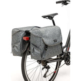 Mondi Joy Double Bicycle Bag - Racktime Snap -it - Wasser -Repellent Polyester - 38L - Ivy Walnuss