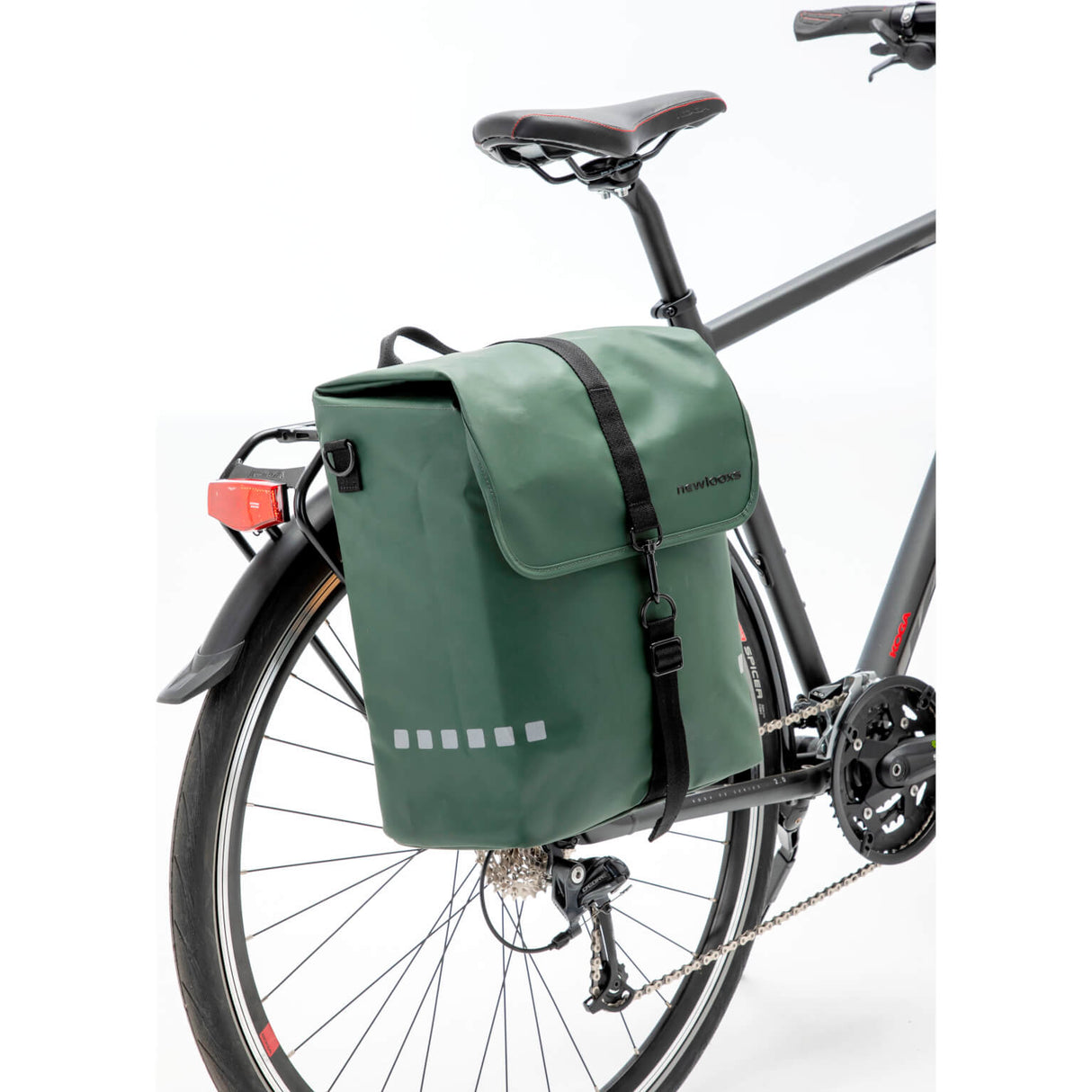 Nová Odense Single Bicycle Bag Water -Repelent 17,5L Černá zelená