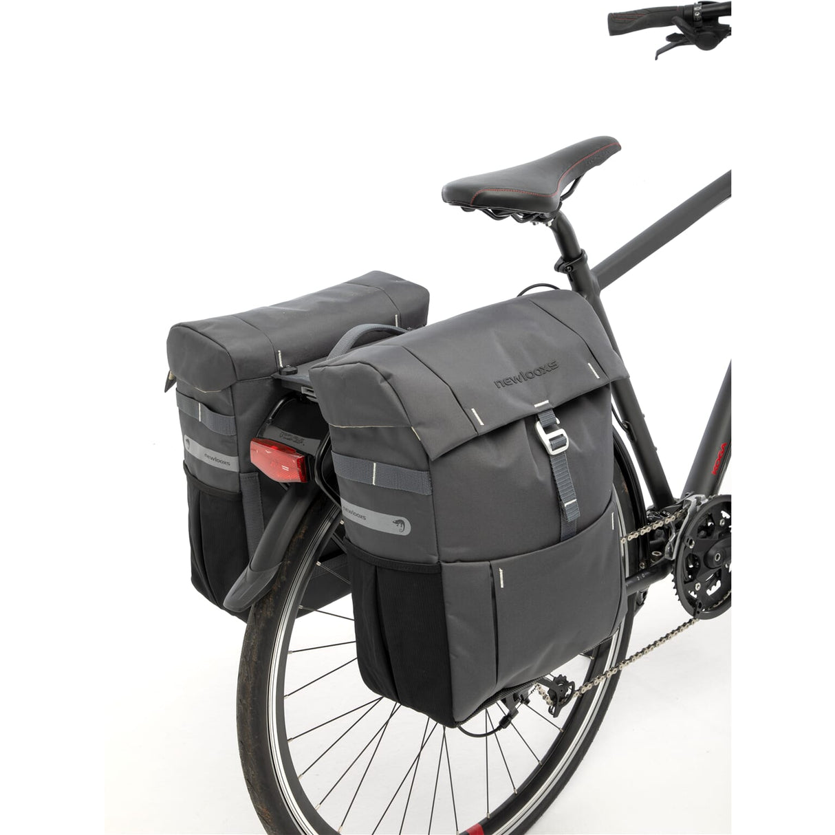 New New Vigo Double Double Bicycle bag Unisex Sporty Design Black Gray