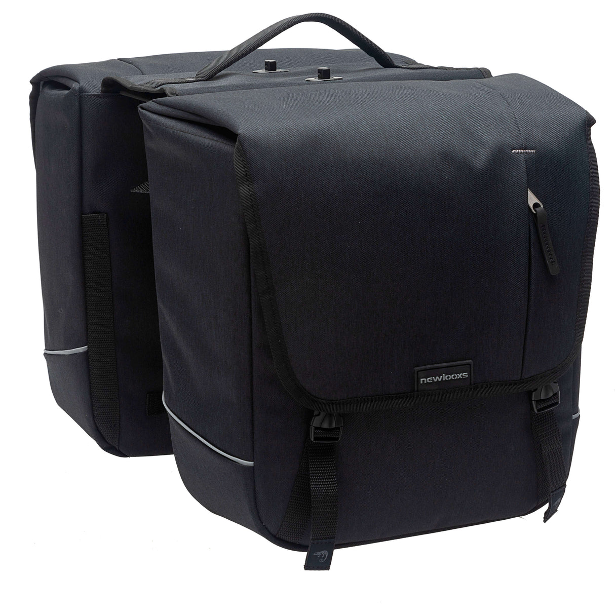 Nouveau looxs nova double détacable - sac double vélo noir 35x35x15cm