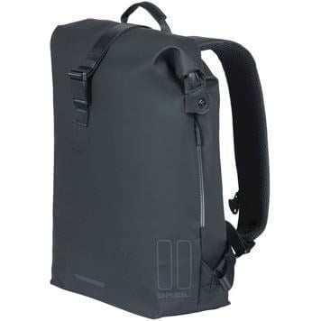 Basil Soho Mikes Bicycle -Umhängetasche - Schwarz, wasserdicht, Pu, Nordlich LED, 17L