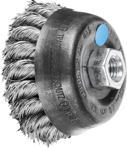 Pferd Topfbürste Edelstahl 80mm M14 0,35 Pos
