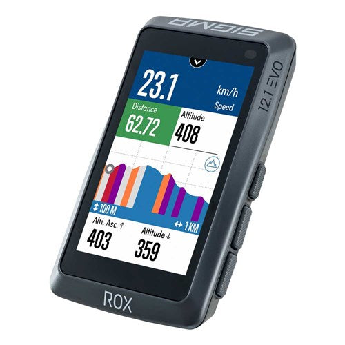 Sigma kolesarski računalnik Rox 12.1 Evo GPS Night Grey Basic