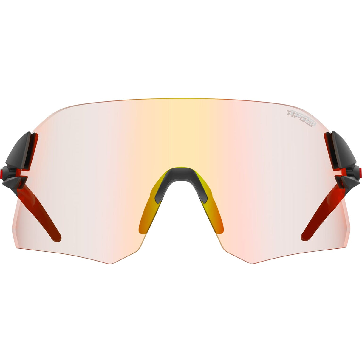 Tifosi Brille Rail Matte schwarzer Clarion Red Phototec (l xl)